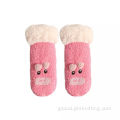 Kids Christmas Slipper Socks Mens Sherpa Fleece Lined Wool Thermal Socks Factory